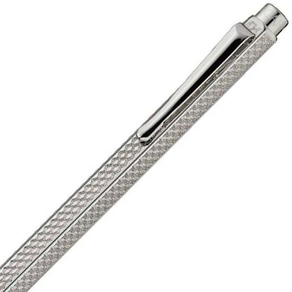 Penna - pennset - refill Caran d'ache - 0890.377 - Rhodiumbelagd kulspetspenna Silverplatta