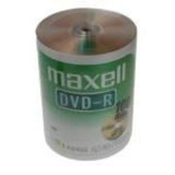 DVD-R 16X - MAXELL - Spindel på 100 - Kapacitet 4,7 GB