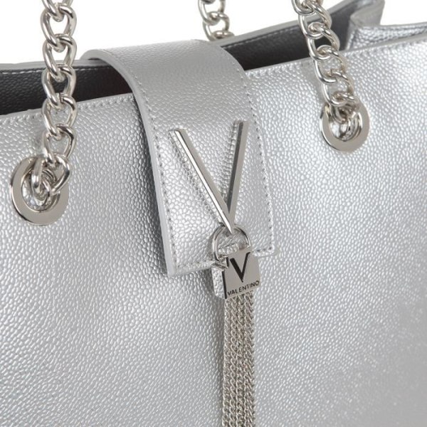 VALENTINO VBS1R406G Crossbody-handväska - Syntet - Silver - Dam Pengar