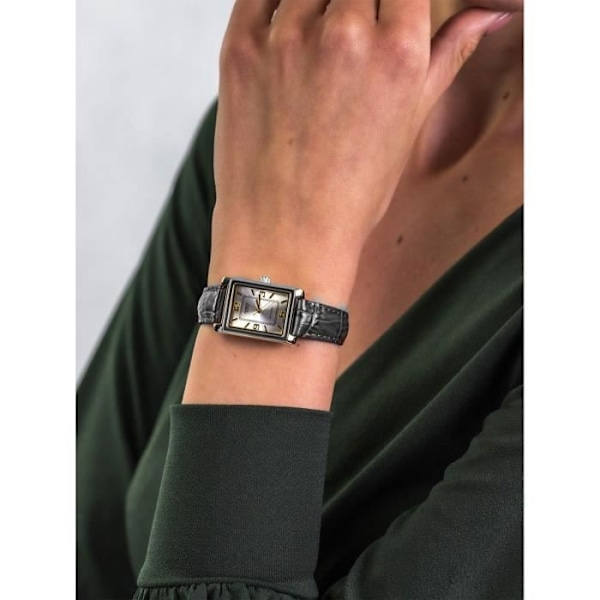 Casio Watch - Dam - LTP-1234PL-7A2EF - Svart läderrem - 3 ATM vattentät Svart