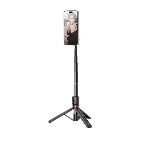Perche för Selfie - Tech-Protect L06S - Bluetooth - MagSafe - Svart Stativ