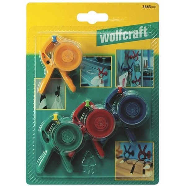 WOLFCRAFT - 4 sugkopps microfix tång