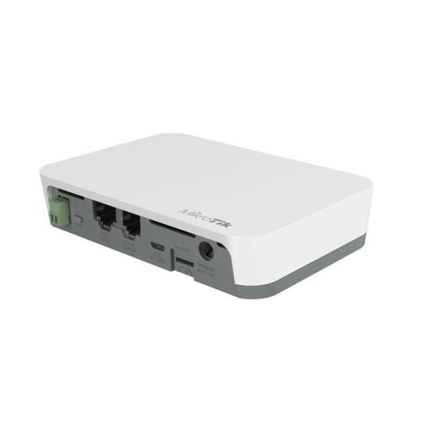 MIKROTIK KNOT LR9-router med RouterOS L4-licens - Ethernet, Gigabit Ethernet - 2,4 GHz, 5 GHz - 300 Mbits/s Vit