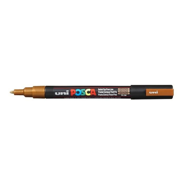 POSCA Marker Fine Conical Tip Bronze Brons
