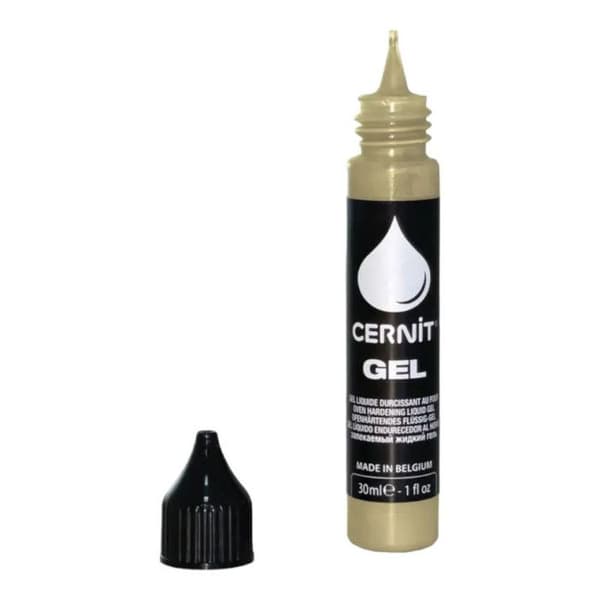 Gel polymer - Modellera - Vätska - Att baka - Guld - 30ml - Cernit