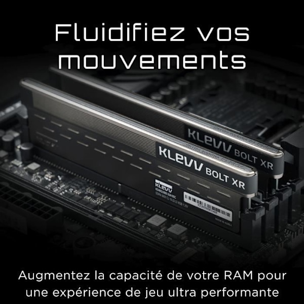 KLEVV - 8GB BOLT XR GAMING RAM MODULE DDR4 4000MHZ PC4-32000 OBFUFFERAD ICKE-ECC 1,4V 1GX8 CL19