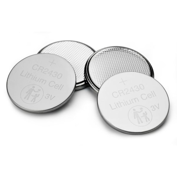 Paket med 4st CR 2430 Litium 3V batterier
