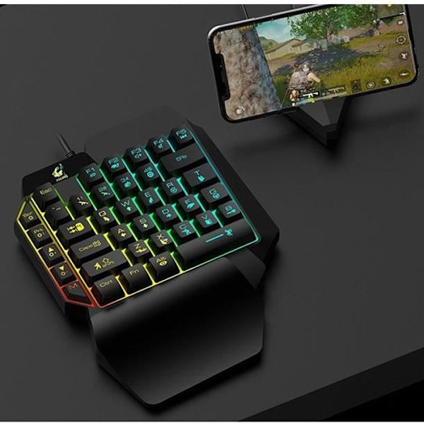 Gamingtangentbord - RAZER - Mini USB-tangentbord - Bakgrundsbelyst - QWERTY - PUBG-tangentindikation