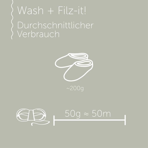 Schachenmayr sedan 1822 - 9812942-00042 - Schachenmayr Wash+Filz-It!, 50G jeans Filtråd