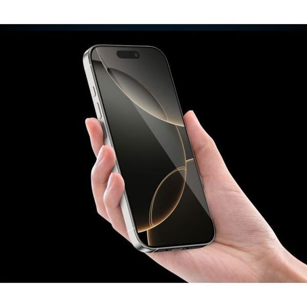 Härdat glas - Tech-protect QUICK SET+ - 2-pack - iPhone 15/16 - Rep-resistant Svart