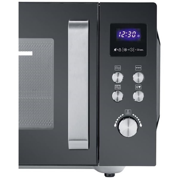 Mikrovågor - Severin - MW 7763 - 900 W - Grillfunktion - Svart i rostfritt stål