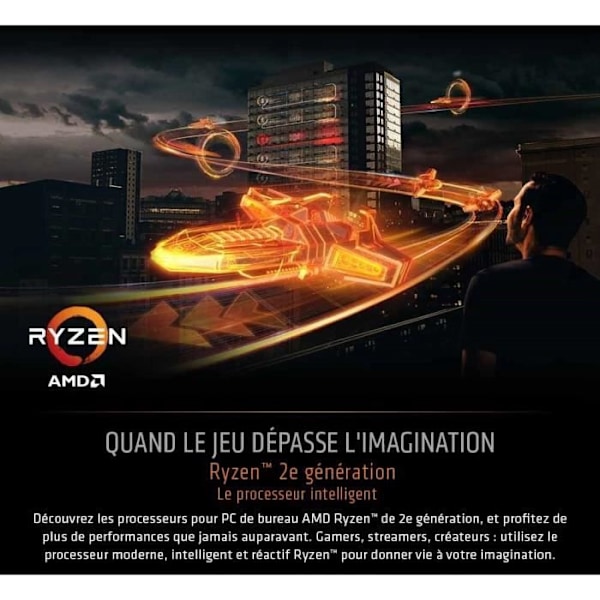 AMD Ryzen 7 2700 Processor - Ventiard Wraith Spire (LED) - YD2700BBAFBOX