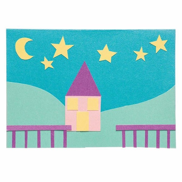 Baker ross - AW335 - Pärlemorpapper A4 - paket med 15 - Engelsk version Färger Blandade