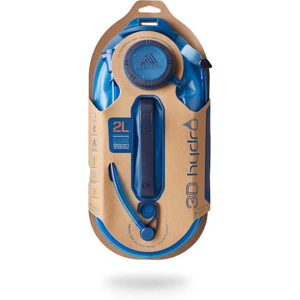 Gregory Réservoir 3D Hydro 2L - Mjuk hydrering, snabb torkning, SpeedClip - Blå Blå (Optisk Blå)