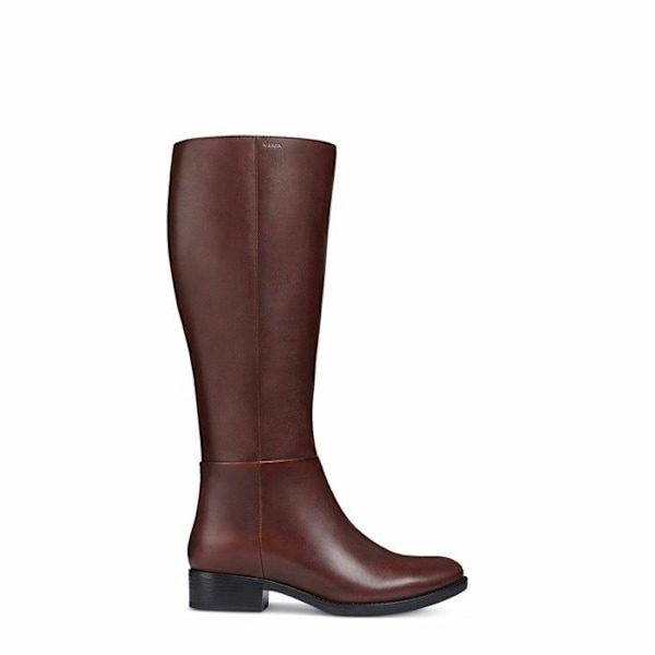 Botte - Geox - D Felicity D - Läder - Brun - Platt Klack 3.5cm kastanj 36 1/2