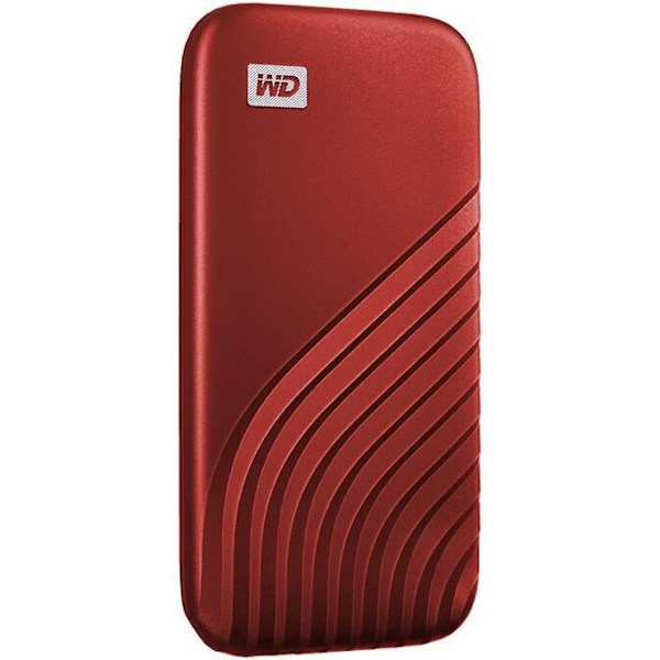WD - Extern SSD-enhet - My Passport™ - 500 GB - USB-C - Röd