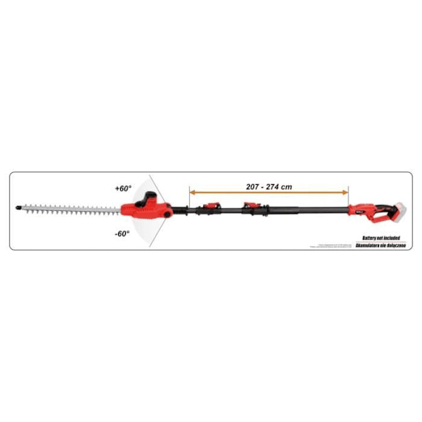 YATO Häcksax utan batteri 18V 420 mm