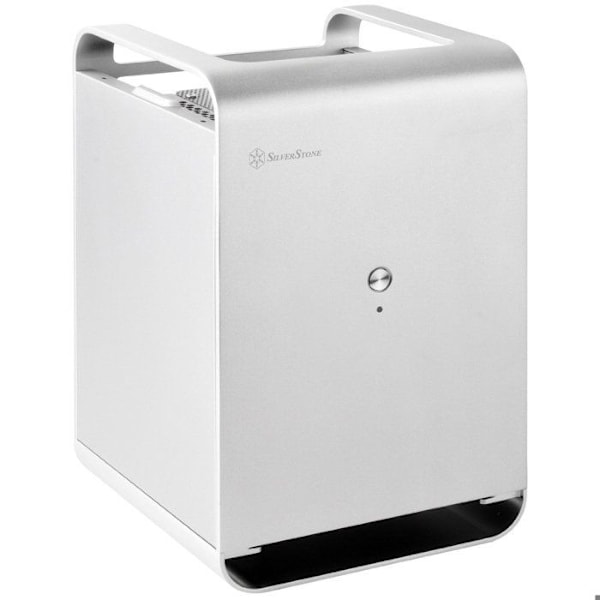 SilverStone SST-CS01S - Mini-ITX Case Storage, Silver Svart