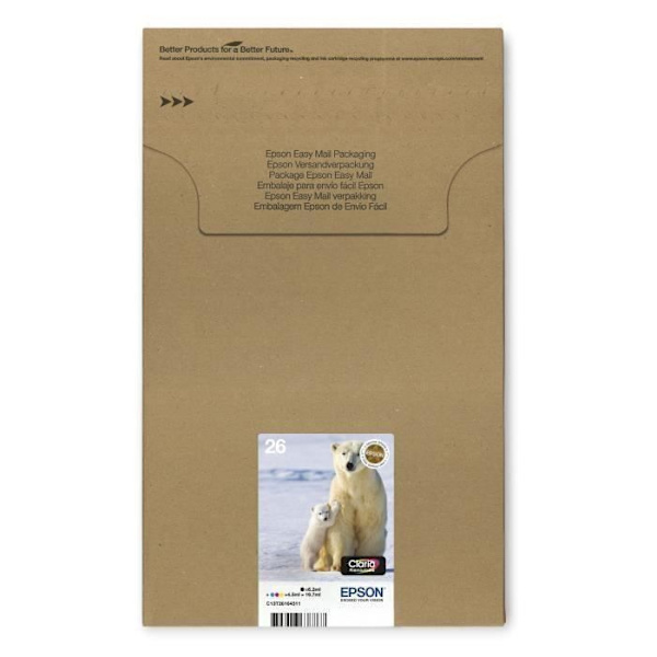 Patron EPSON T2616 Polar Bear EasyMail Multiplack 5 färger