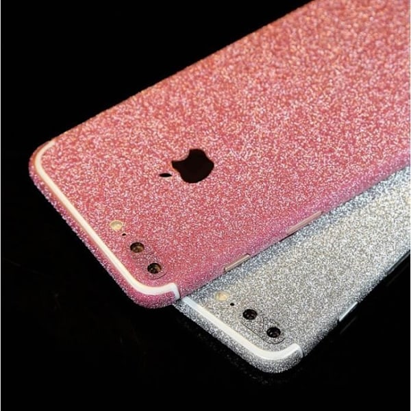 Dekal IPHONE 7 PLUS (+) Full APPLE Bling Glitter Rhinestone Diamond Fram / Baksida - Färg: ARGE