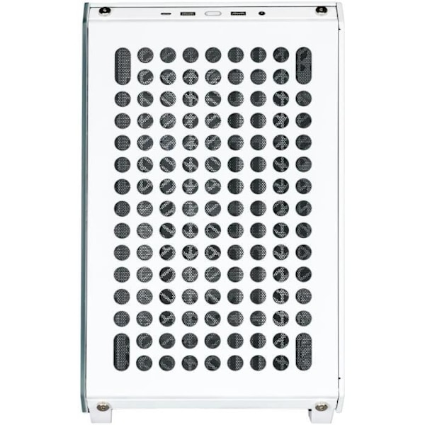 PC-fodral - COOLER MASTER - QUBE 500 Flatpack White Edition, Midi Tower, Vit, ATX/SFX, 120 mm fläktar, 2,5"/3,5" HDD