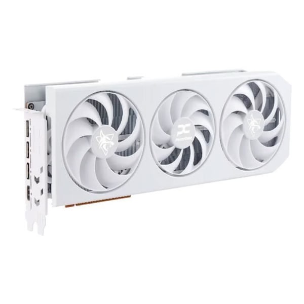 Grafikkort - PowerColor - Hellhound Spectral White - AMD Radeon RX 9070 XT - 16 Go - PCI Express 4.0 x16