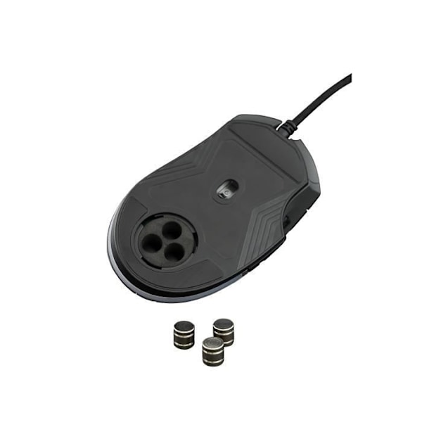 G-LAB KULT-NITRO-CORE RGB-spelmus - 10000 DPI - Programmerbar - Grå