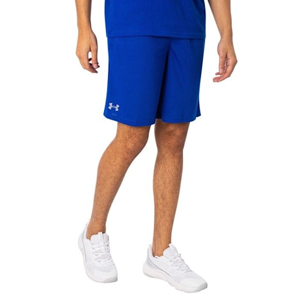 Kort för män - Under Armour - Tech Mesh 1328705-400 - Blå - Lös passform - 100% Polyester Blå XL