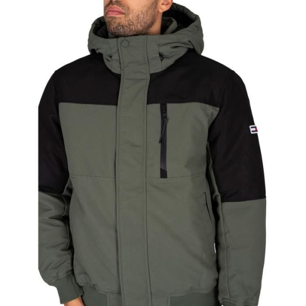 Technical Color Block Bomberjacka - TOMMY JEANS - För män - Avalon Grön - Återvunnen polyester Grön jag