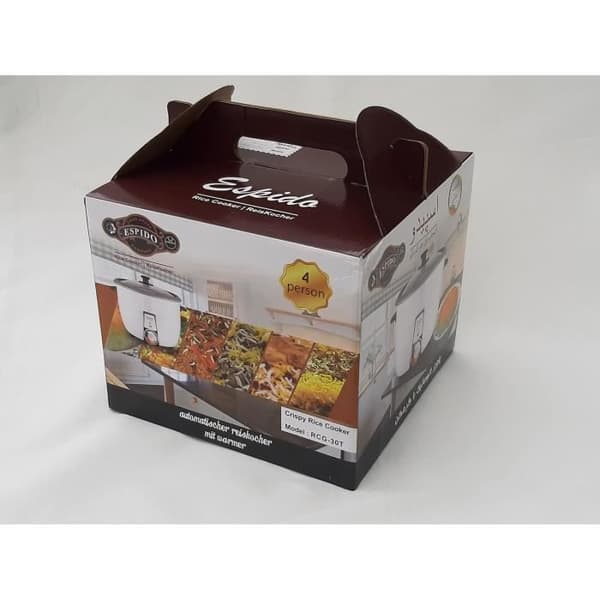 Riskokare - GENERISK - RCG-30T - 1,2 L - 500 Watt - Automatisk timer Vit