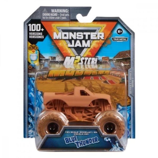 MONSTER JAM, MYSTERY MUDDERS, DIECAST MONSTER TRUCK, LAVA