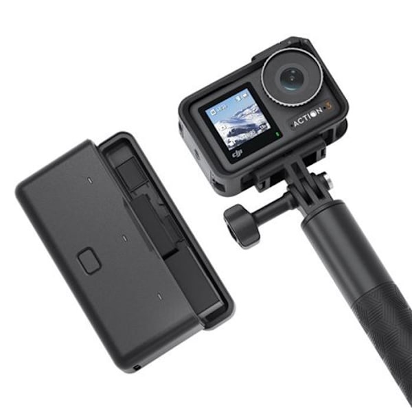 4K Action Camera - DJI - Osmo Action 3 Adventure Combo - Svart Svart