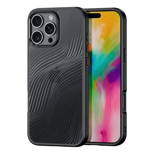 Coque för iPhone 16 Pro - Serie Dux Ducis Aimo - Svart Svart