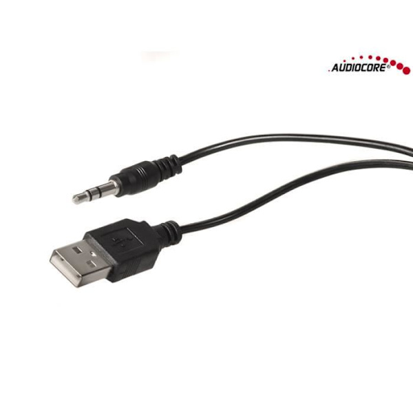 Datorhögtalare Högtalare Audiocore AC870B 6W USB svart svart