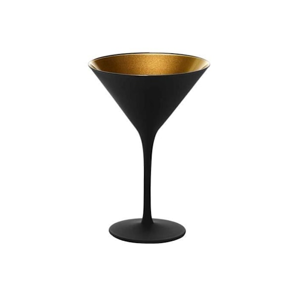 OLYMPIC COCKTAIL GLAS 24CL GULD SET6