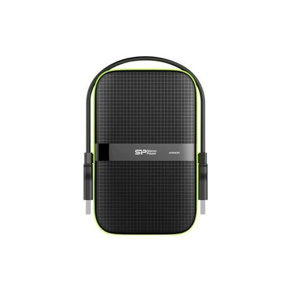 Extern Hårddisk - Silicon Power - Armor A60 1To Grön - Stöttålig USB3.2