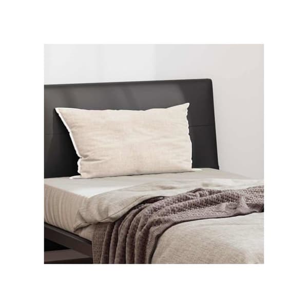 Modern kudde i bomull och polyester - vidaXL - 40x80 cm - Vit - Polyesterfyllning - Mycket mjuk