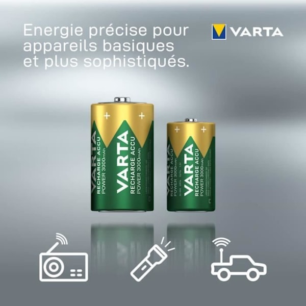 2x1,2 V Ni-MH-batterier - VARTA - 56720101402