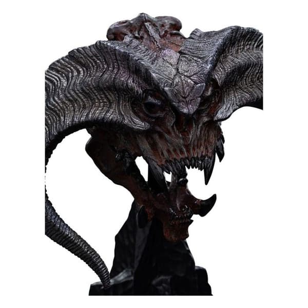 Weta Workshop - Sagan om Ringen - Statuett av en Balrog-huvud 20 cm
