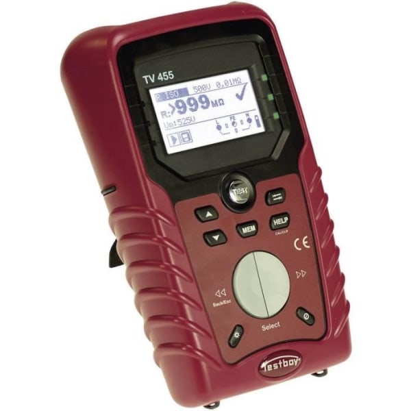 Apparattestare - TESTBOY - TV 455 - VDE standard 0701-0702 - Digital - Maximal spänning 600 V