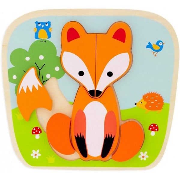 Ulysses - Fox Puzzle Flerfärgad