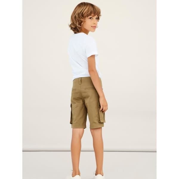 Boy's cargo shorts Name it Ryan Twibamgo - kelp - 6 år Kamel