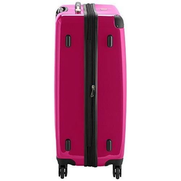 HAUPTSTADTKOFFER - Alex - Hård Bagage Stor resväska, Vagn med 4 spinnerhjul, 75 cm, 119 liter, Magenta