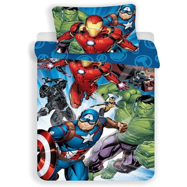AVENGERS SET 140 X 200 CM Flerfärgad