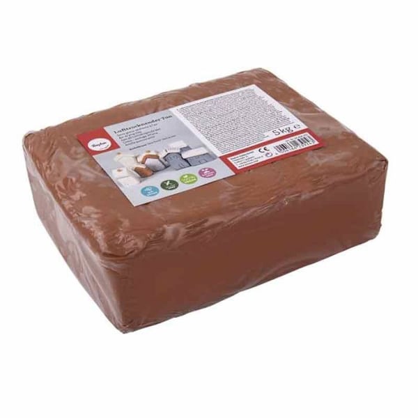 Jord lera - Ej specificerad - 5 kg - Mörkbrun - Lufttorkande - Ej specificerad Mörkbrun