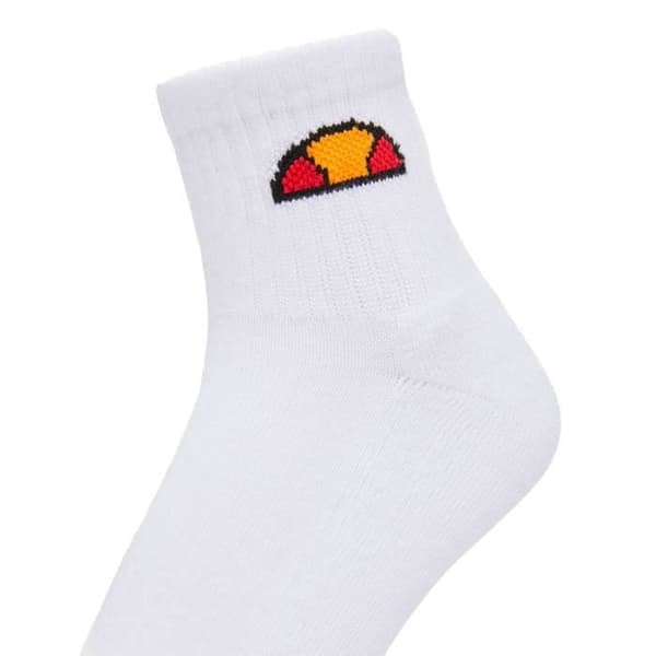 Ellesse unisex strumpor - enkla, förpackning om 3 Vit 43