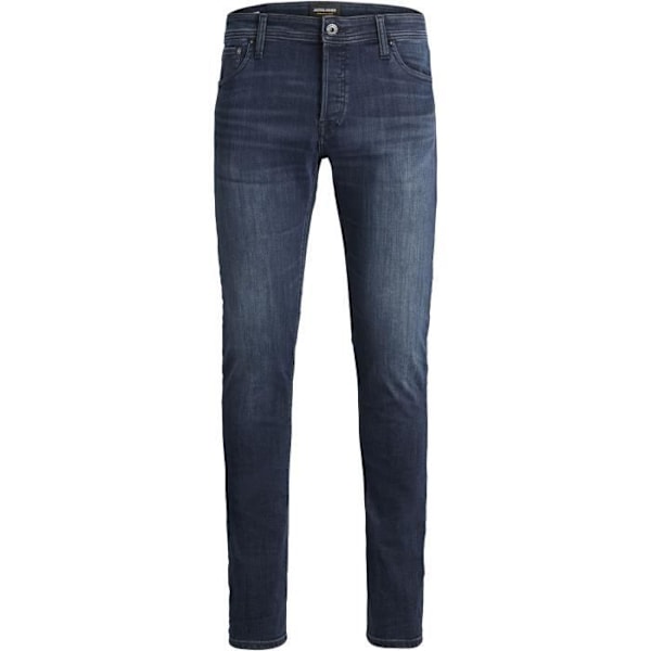 JACK & JONES Slimfit låga jeans i blå denim för män Blå 29/30