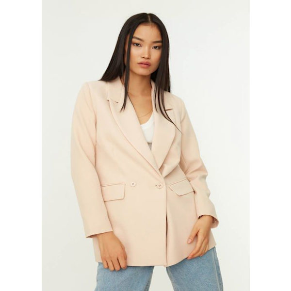 Jacka - ärtrock - kappa - kavaj Trendyol - TWOSS20CE0059 - Röd Klassisk Klassisk Röd Jacka för kvinnor Beige 40