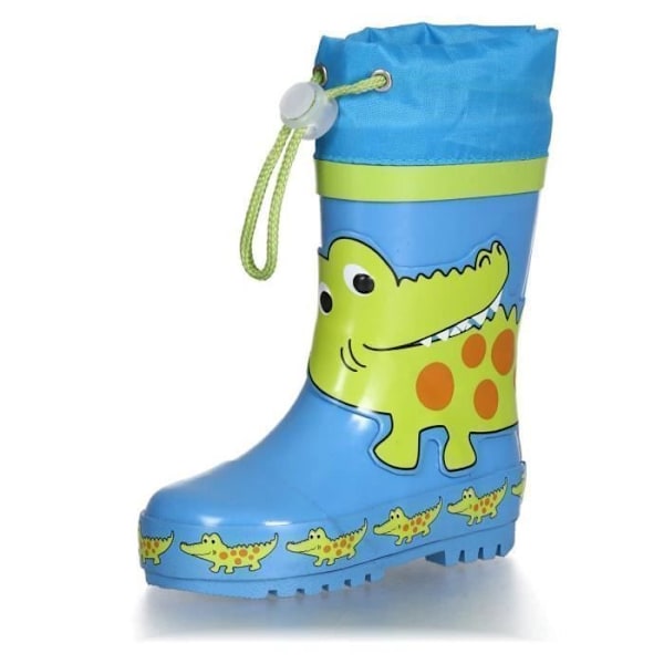 Regnbyxor för baby - Playshoes - Krokodil - Blå/Grön - Hög kvalitet - Säkerhetsreflexorer Blå grön 22