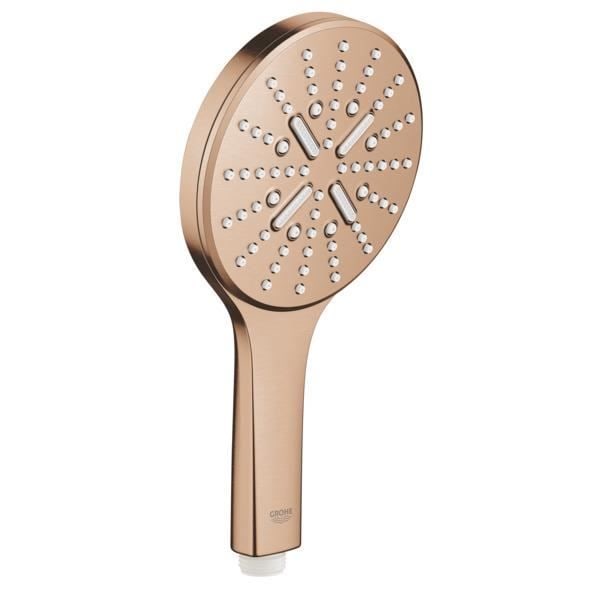 Grohe Rainshower SmartActive Handdusch 13cm 3 strålar Varm solnedgång borstad